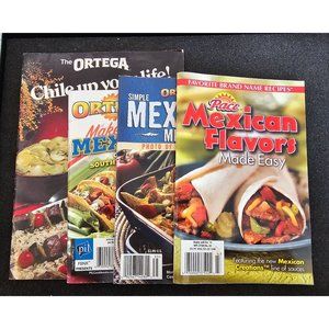 Cookbook Magazines Ortega Mexican Chili Cooking 4pcs